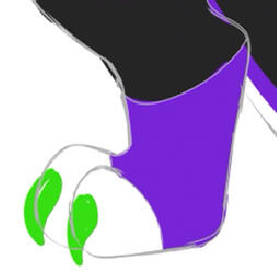 Nebula feet paws concept